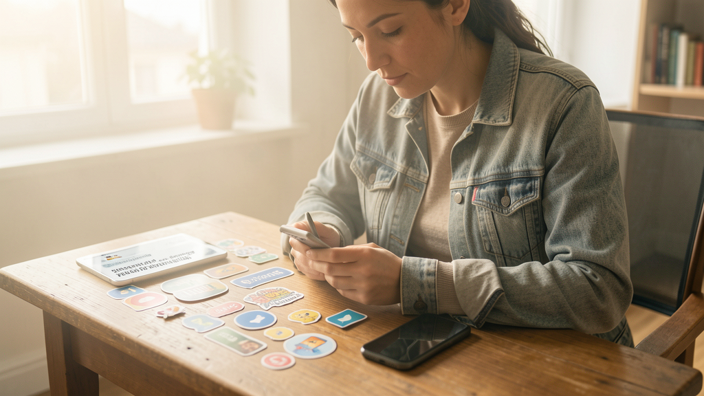 Detalle fotográfico relacionado con Stickers personalizados en Telegram: ¿App móvil o web? El dilema del creador visual